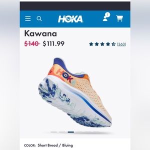 $85 Hoka kawana Sneakers size 7 New in Box